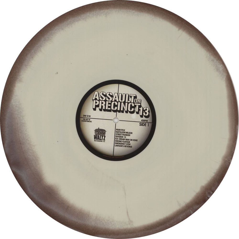 John Carpenter Assault On Precinct 13 - Vanilla Twist Vinyl UK vinyl LP album (LP record) JZVLPAS647879