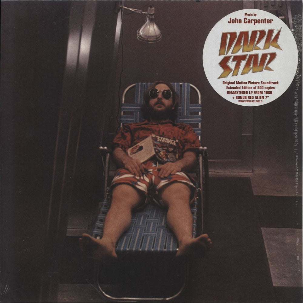 John Carpenter Dark Star [Original Motion Picture Soundtrack] - Red Vinyl + 7" Swiss vinyl LP album (LP record) WRWTFWW007