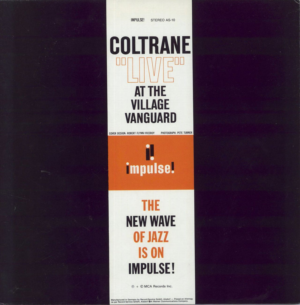 John Coltrane Live At The Village Vanguard German vinyl LP album (LP record)