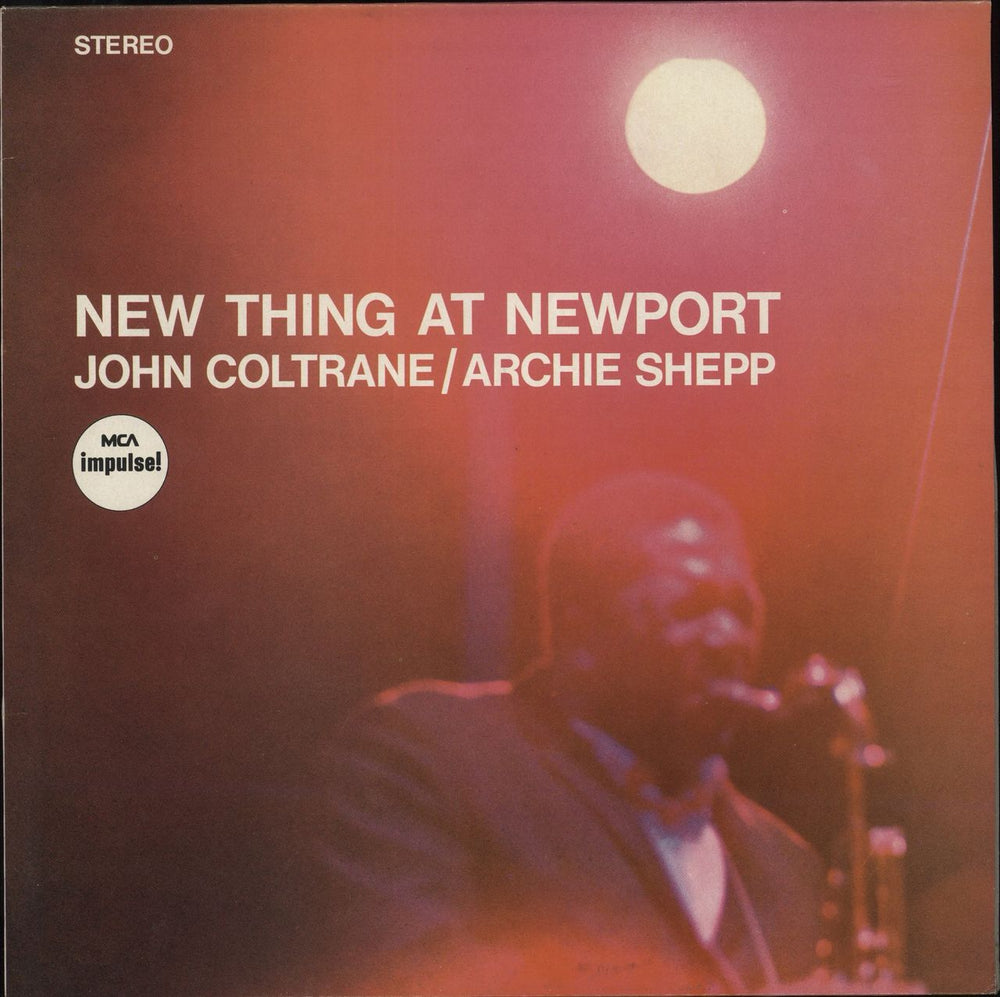 John Coltrane New Thing At Newport UK vinyl LP album (LP record) JAS22