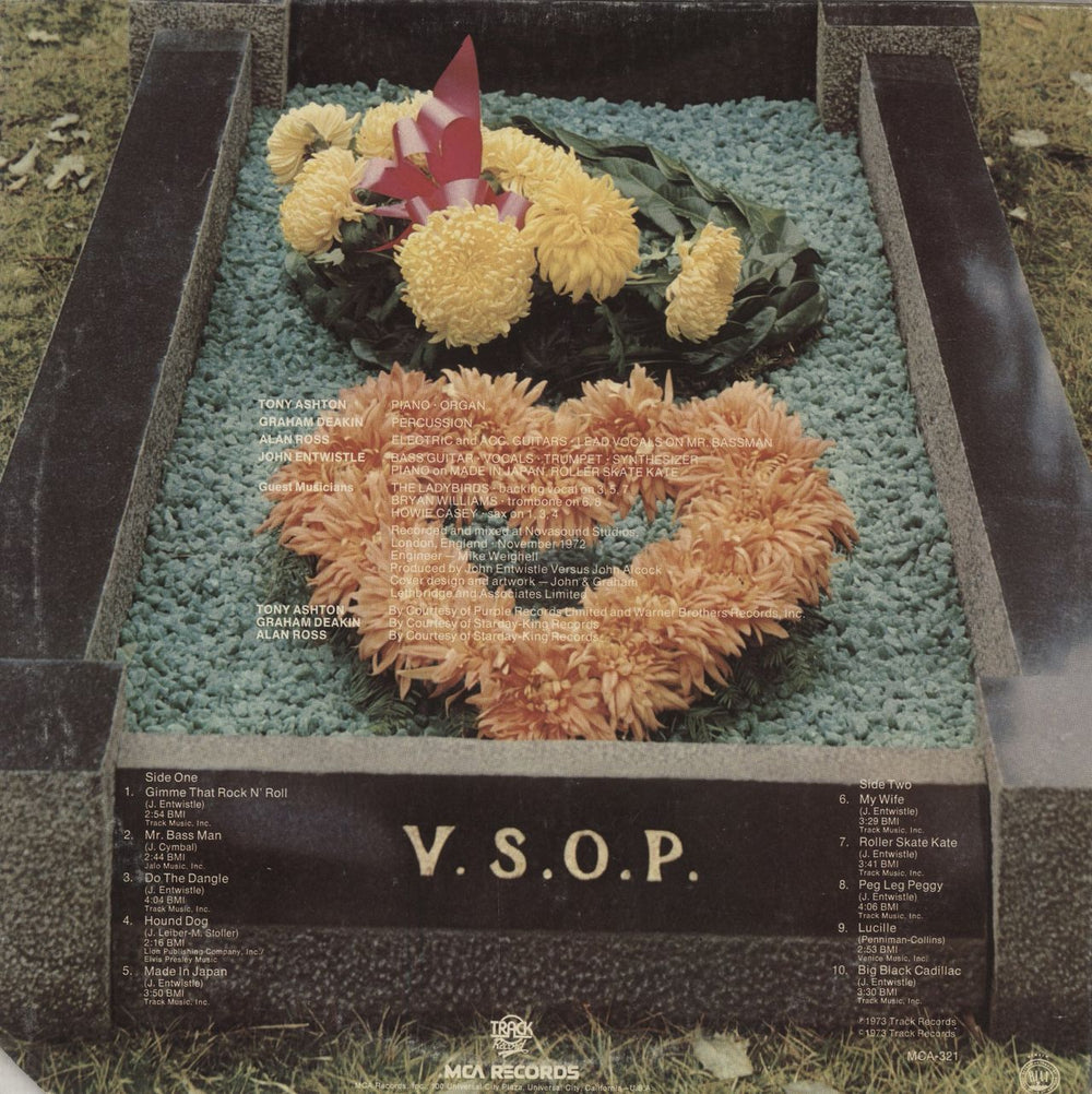 John Entwistle Rigor Mortis Sets In US vinyl LP album (LP record)