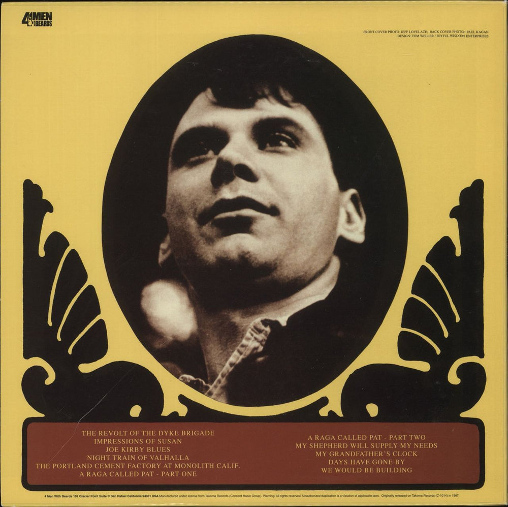 John Fahey Volume 6 / Days Have Gone By US vinyl LP album (LP record)