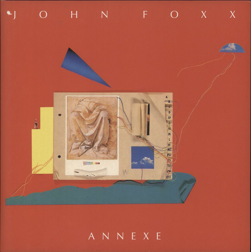 John Foxx Annexe - Red Translucent Vinyl UK vinyl LP album (LP record) META78LP