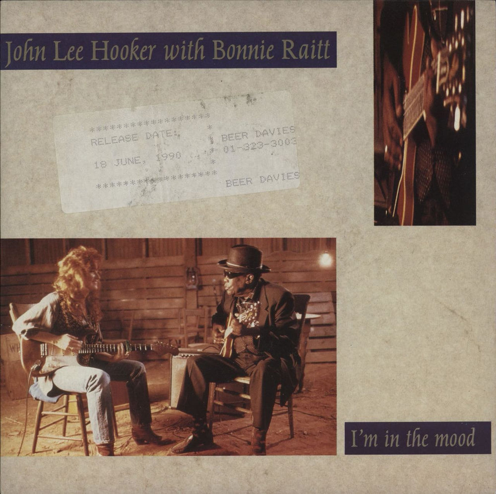 John Lee Hooker I'm In The Mood UK 7" vinyl single (7 inch record / 45) ORE18