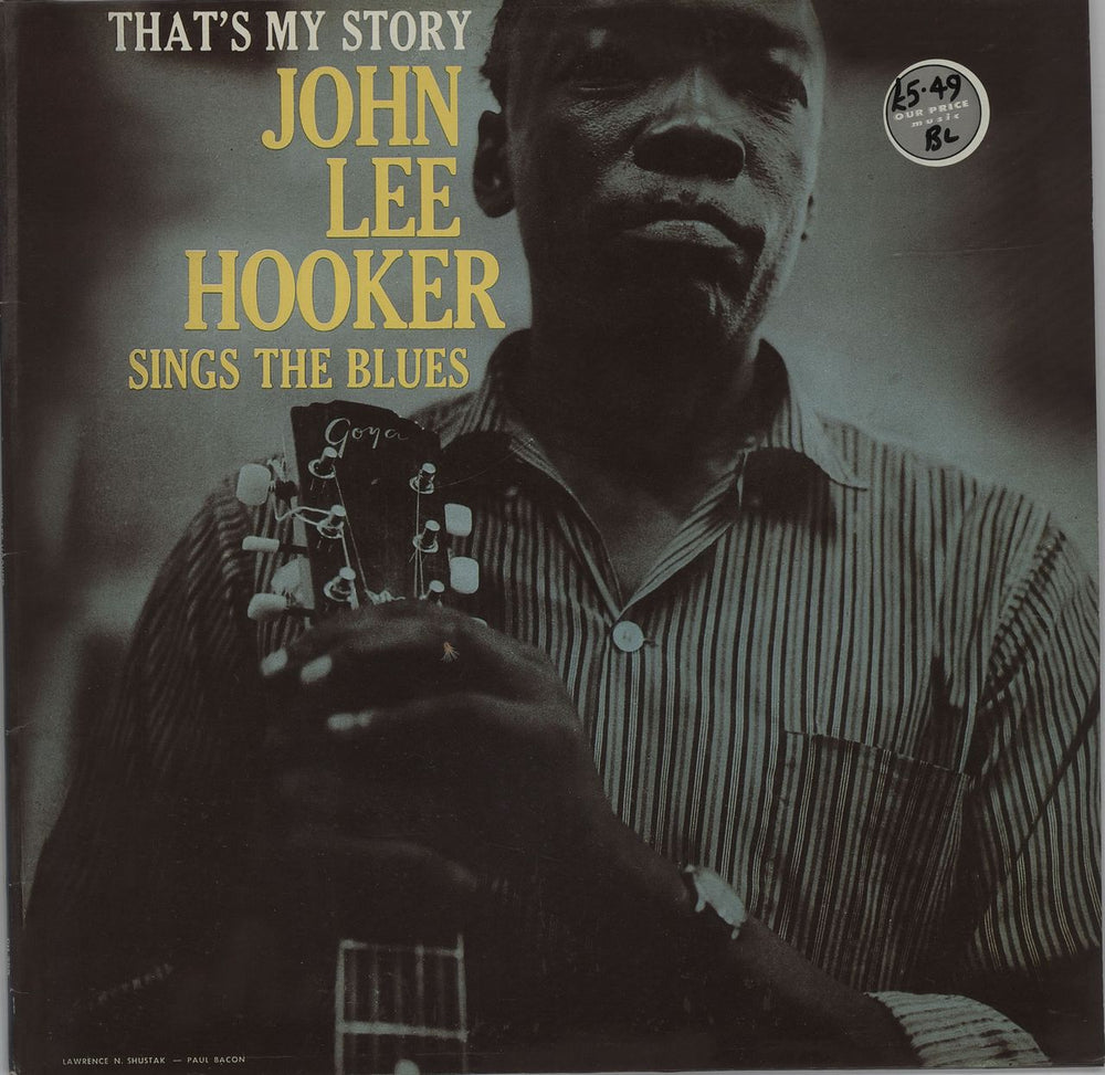 John Lee Hooker That's My Story UK vinyl LP album (LP record) CH259