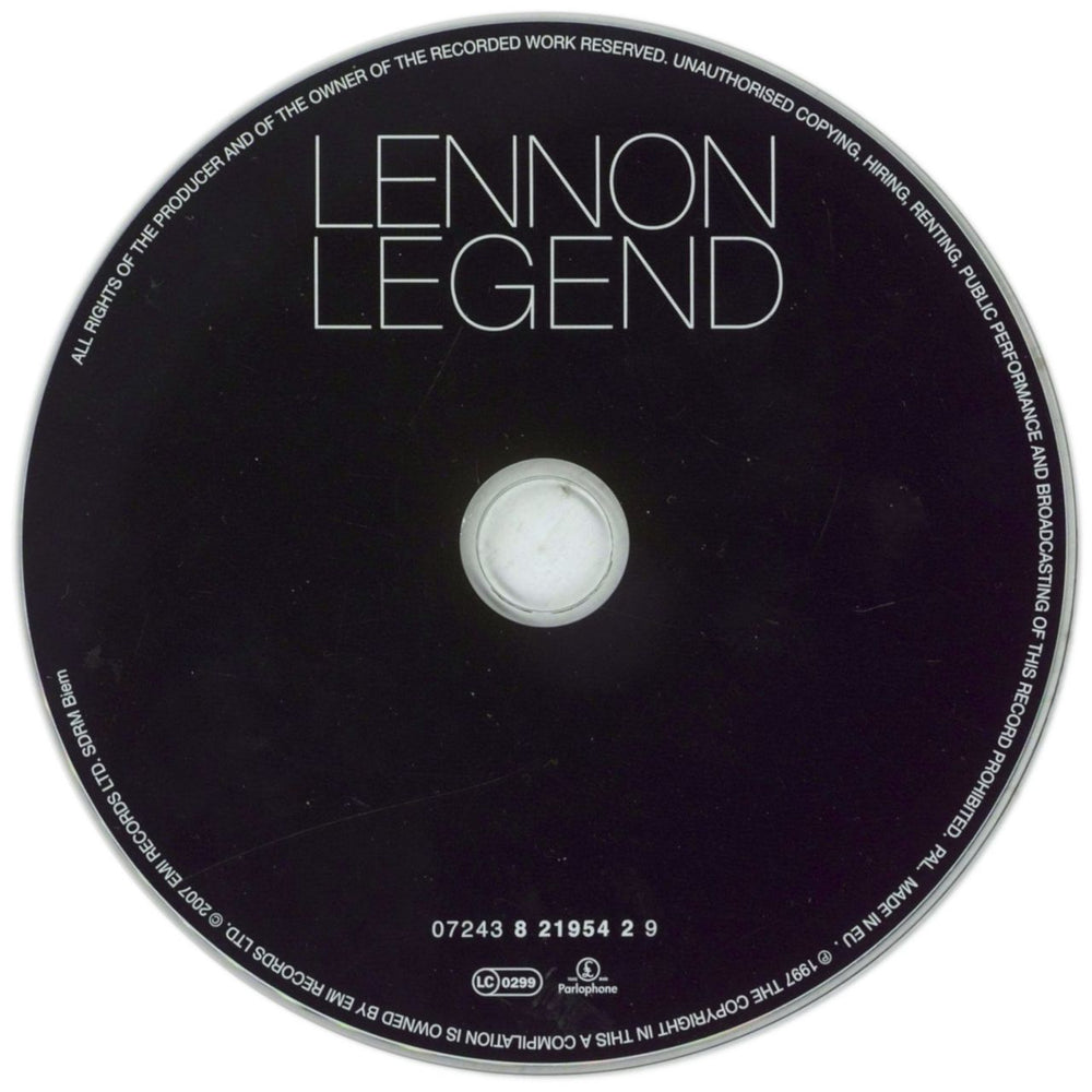 John Lennon Lennon Legend UK CD album (CDLP) LENCDLE260593