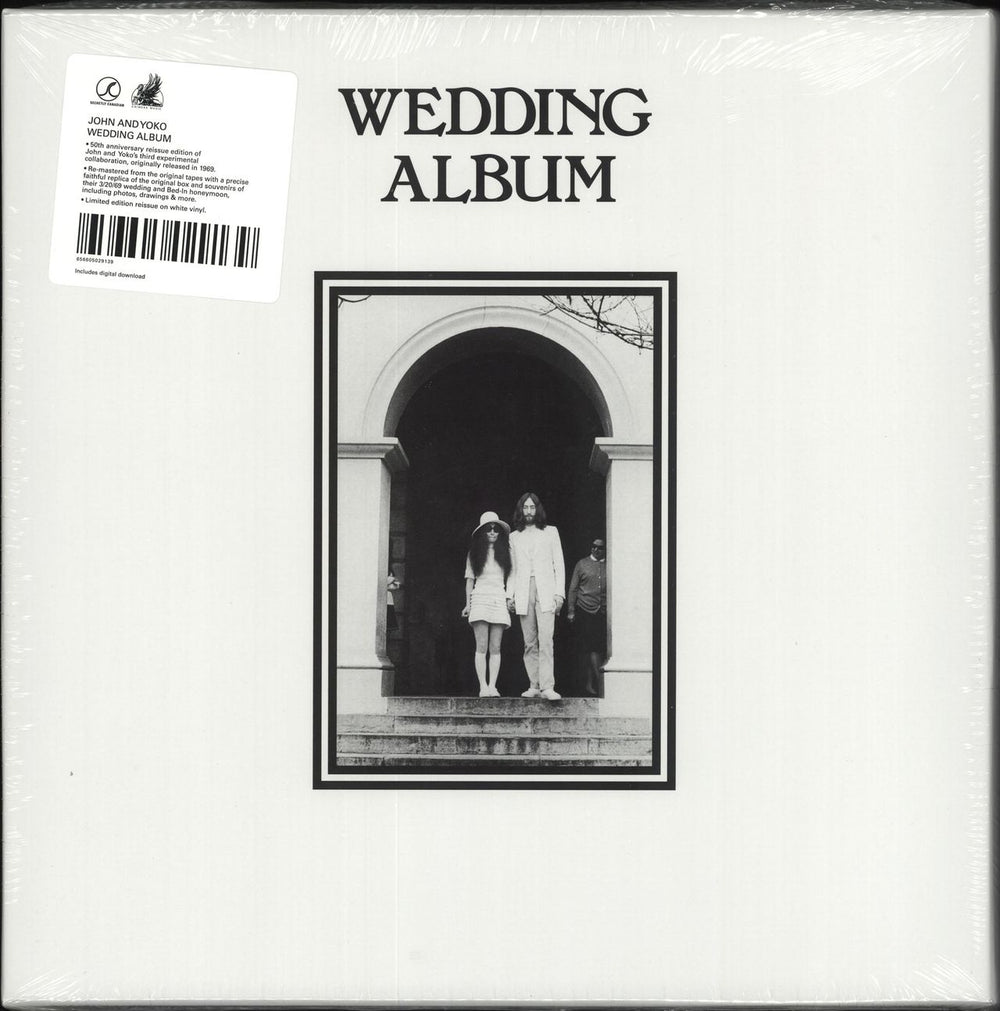 John Lennon Wedding Album - White Vinyl - Sealed Box UK vinyl LP album (LP record) SC291LP-C1