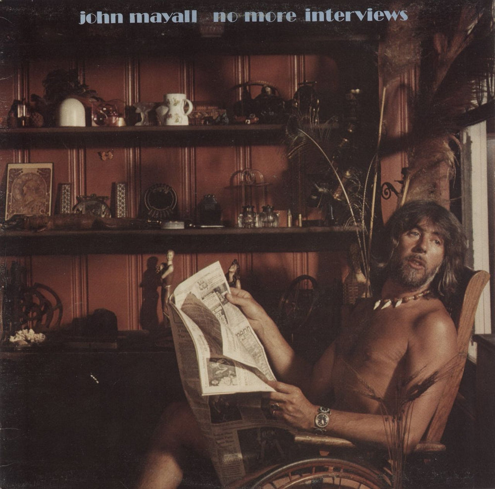 John Mayall No More Interviews Canadian vinyl LP album (LP record) DJM29