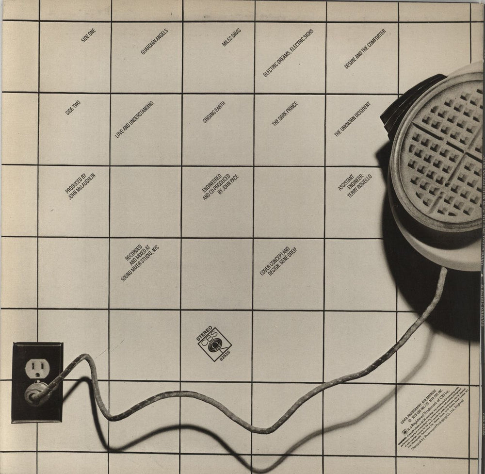 John McLaughlin Electric Dreams UK vinyl LP album (LP record)
