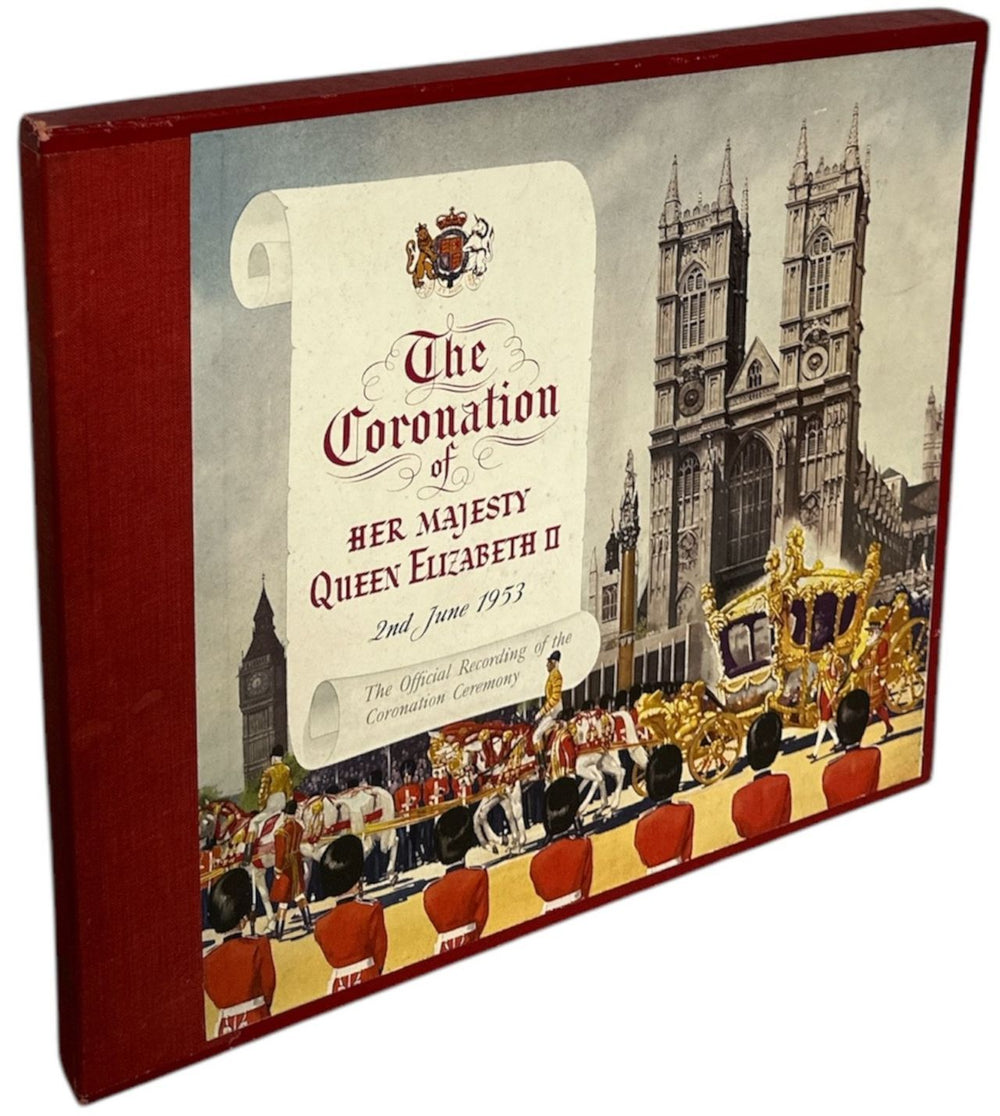 John Snagge The Coronation Of Her Majesty Queen Elizabeth II UK Vinyl Box Set ALP1056/7/8