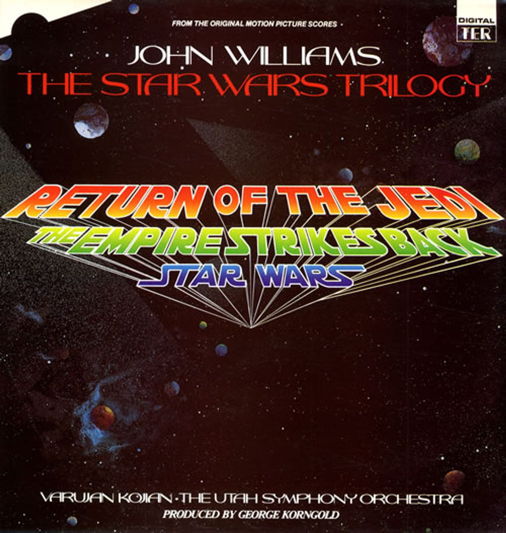 John Williams (Composer) The Star Wars Trilogy UK vinyl LP album (LP record) TER1067