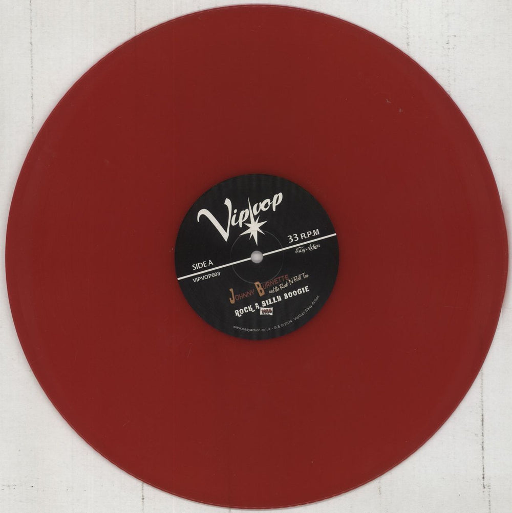 Johnny Burnette Rock A Billy Boogie UK vinyl LP album (LP record) 8JBLPRO861517