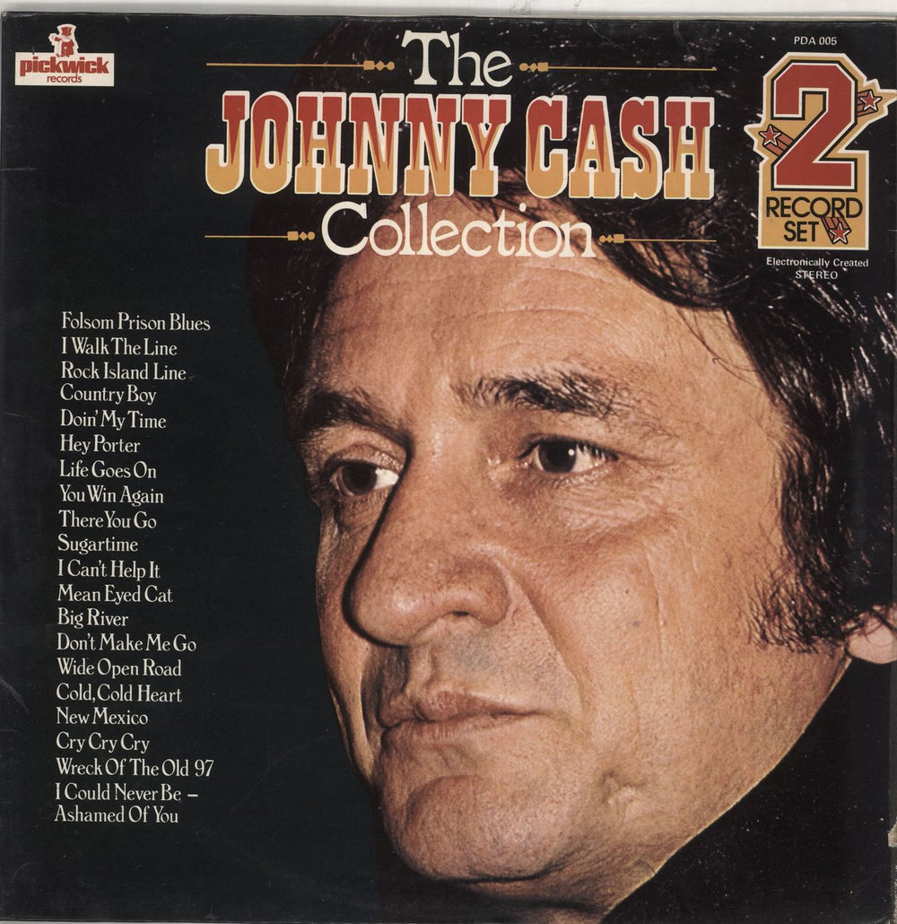 Johnny Cash The Johnny Cash Collection UK 2-LP vinyl record set (Double LP Album) PDA005