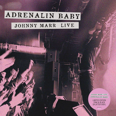 Johnny Marr Adrenalin Baby | Johnny Marr Live - Pink & Black Splatter Vinyl - Sealed UK 2-LP vinyl record set (Double LP Album) BMGCAT865DLP