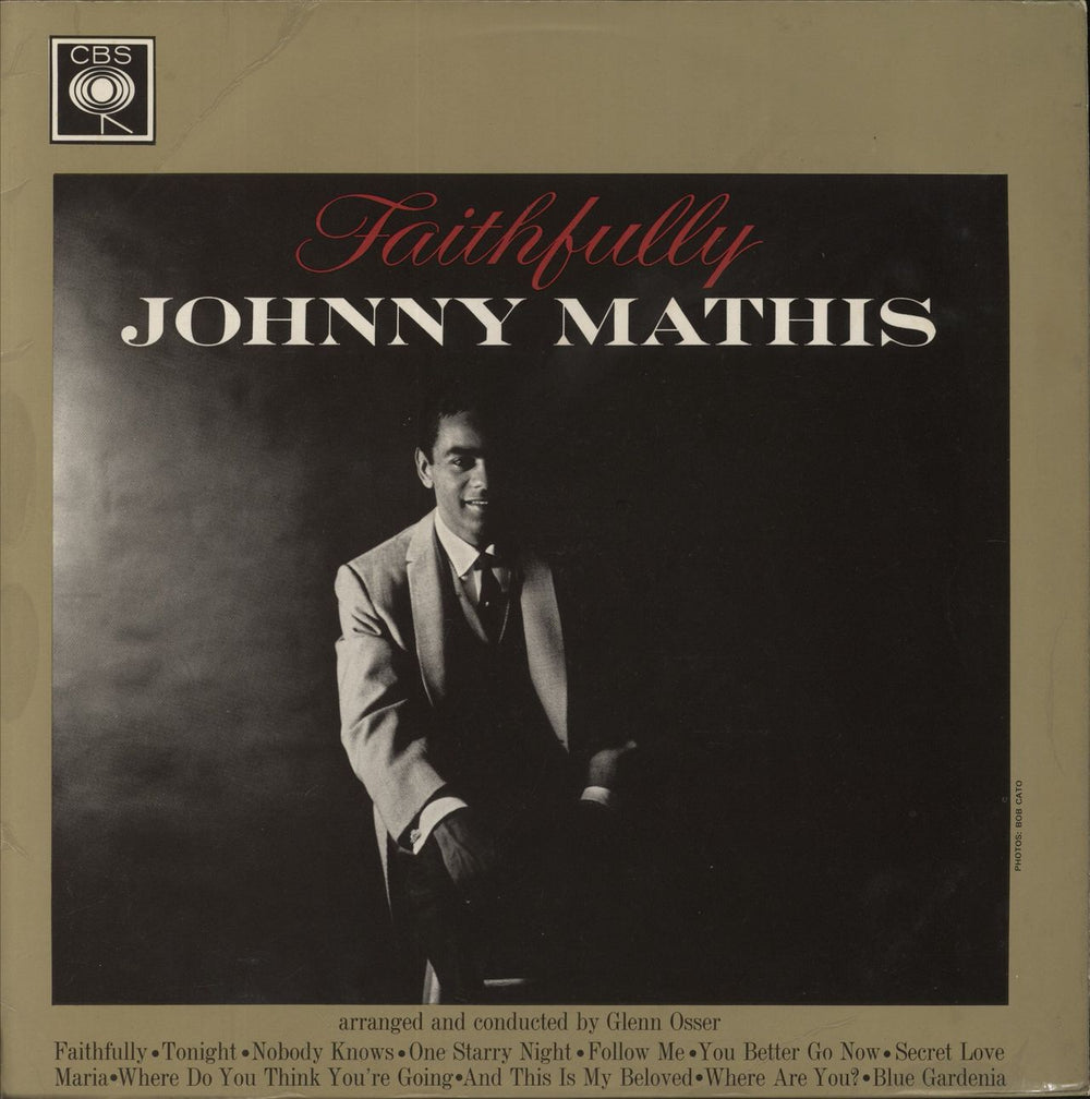 Johnny Mathis Faithfully UK vinyl LP album (LP record) SBPG62067