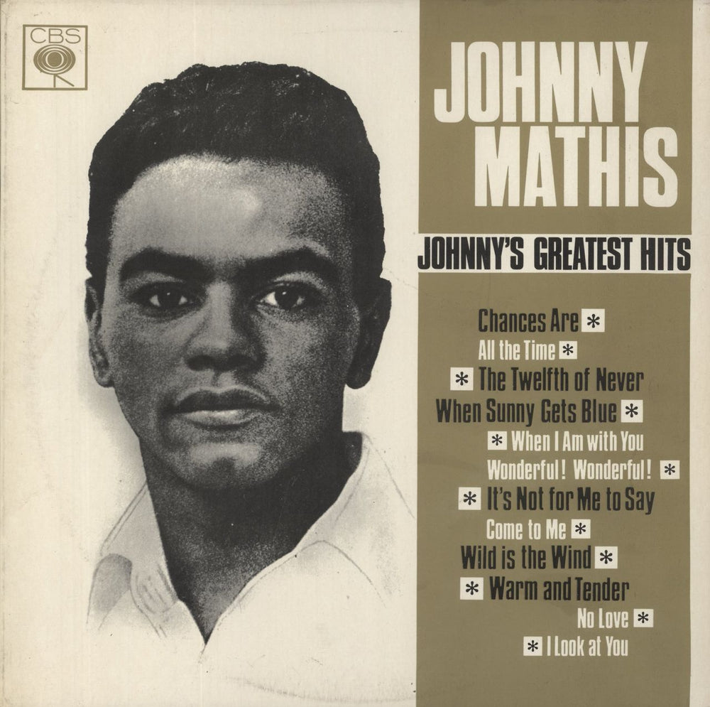 Johnny Mathis Johnny's Greatest Hits UK vinyl LP album (LP record) BPG62569