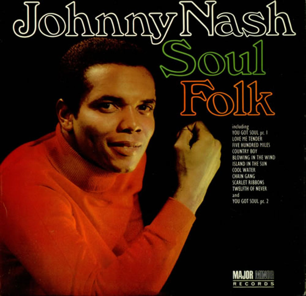 Johnny Nash Soul Folk UK vinyl LP album (LP record) SMLP56