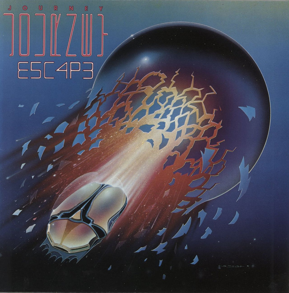 Journey Escape - 1st + Inner UK vinyl LP album (LP record) 85138