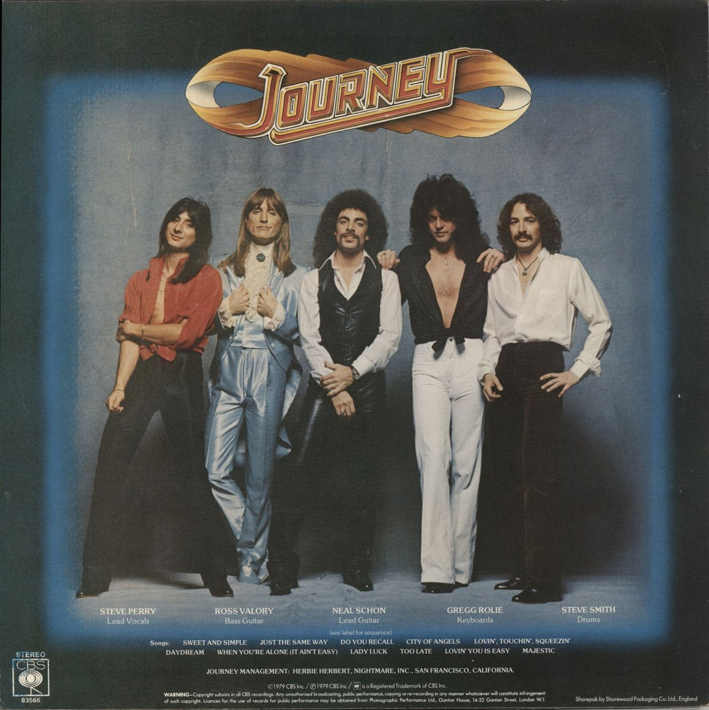 Journey Evolution UK vinyl LP album (LP record)