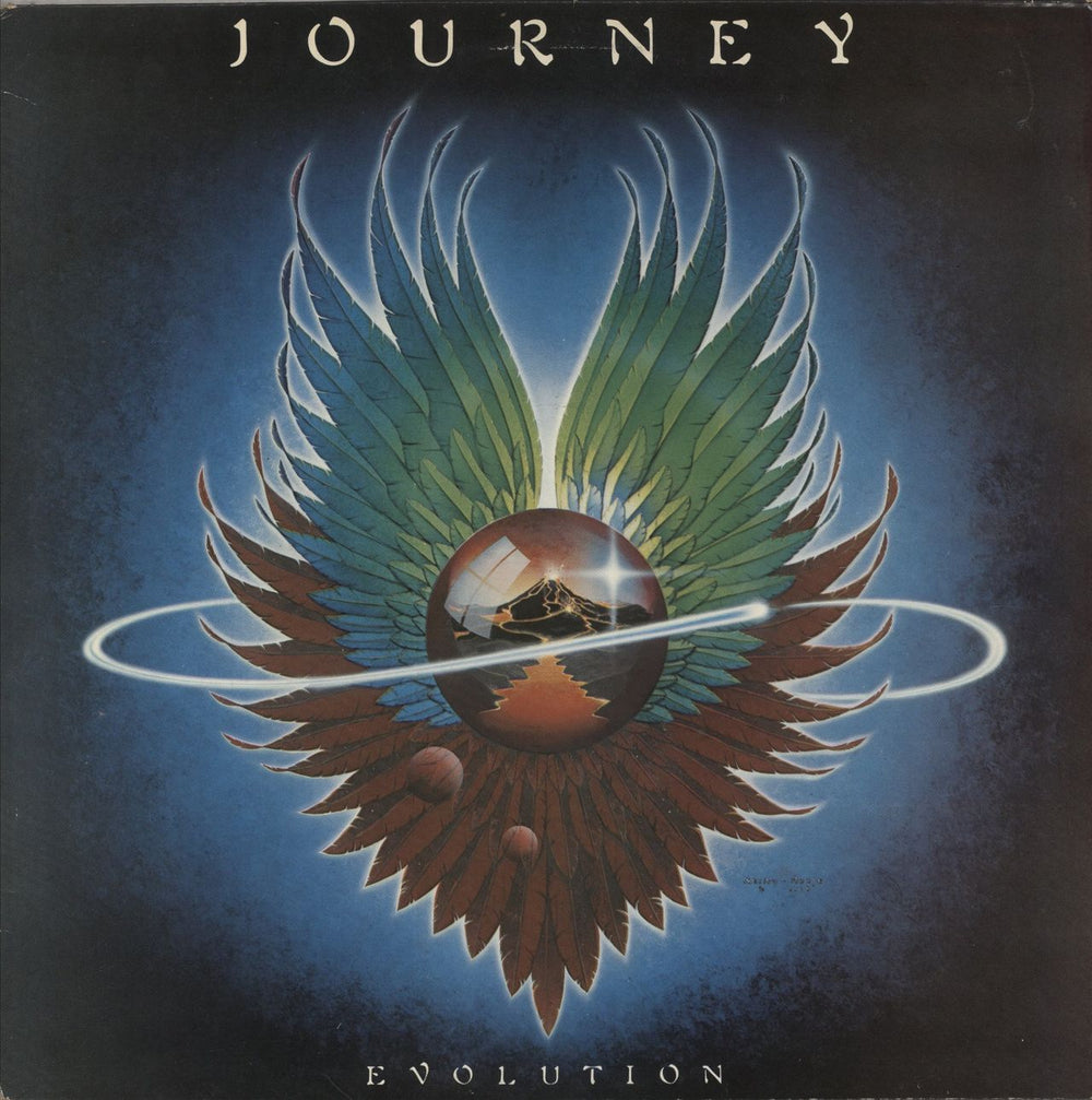 Journey Evolution UK vinyl LP album (LP record) CBS83566