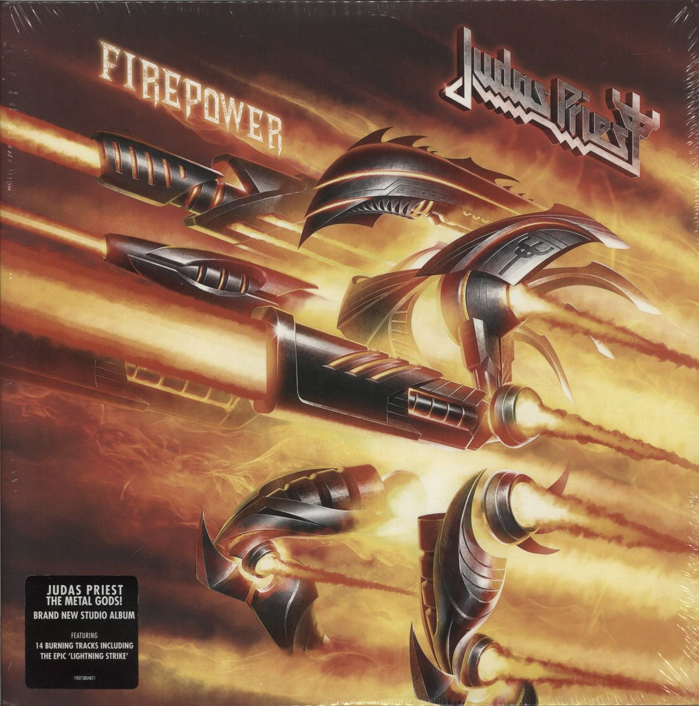 Judas Priest Firepower UK 2-LP vinyl record set (Double LP Album) 19075804871
