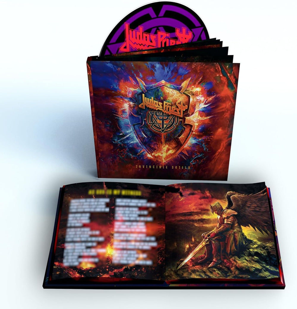 Judas Priest Invincible Shield: Deluxe Edition - Sealed UK CD album (CDLP) 19658851652