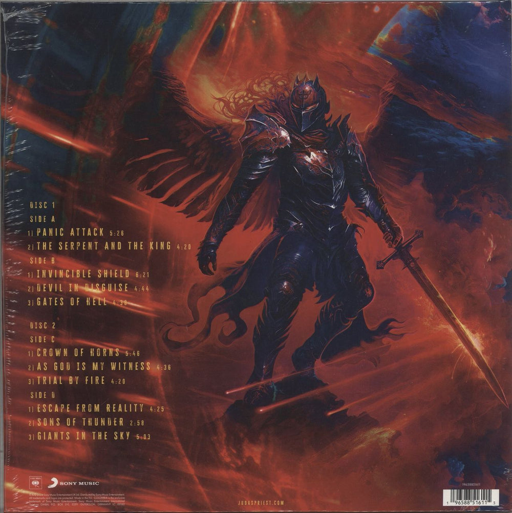 Judas Priest Invincible Shield - Sealed UK 2-LP vinyl record set (Double LP Album) 196588516115