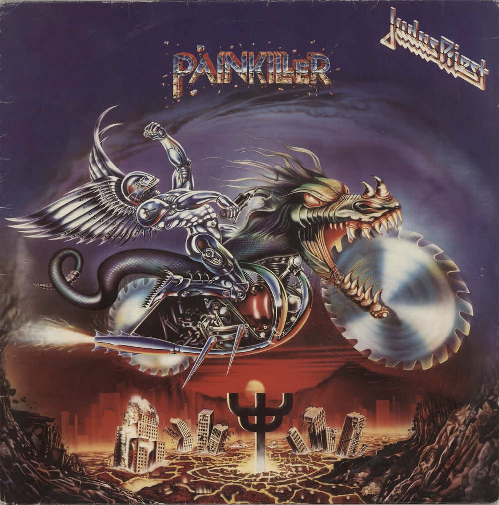 Judas Priest Painkiller - VG UK vinyl LP album (LP record) 4672901