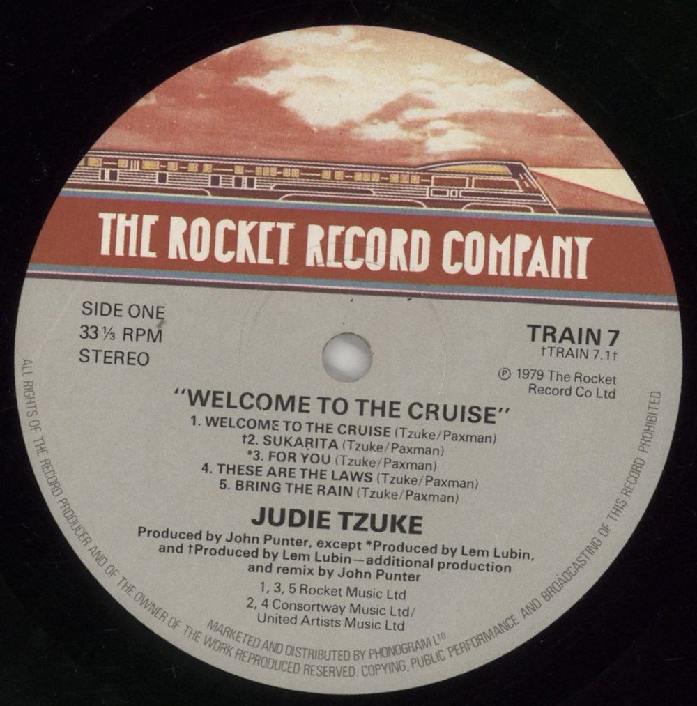 Judie Tzuke Welcome To The Cruise UK vinyl LP album (LP record) TZULPWE301584