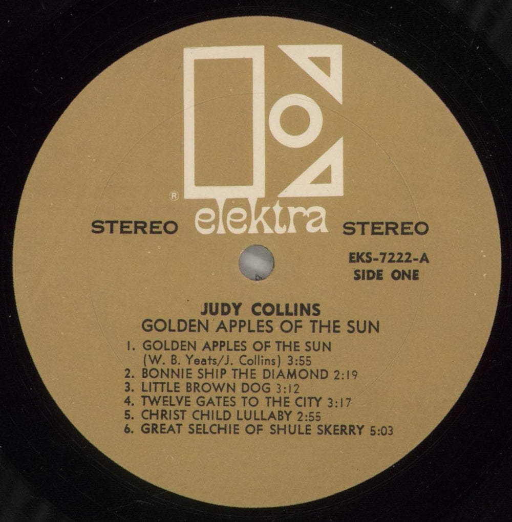 Judy Collins Golden Apples Of The Sun US vinyl LP album (LP record) JUCLPGO875481