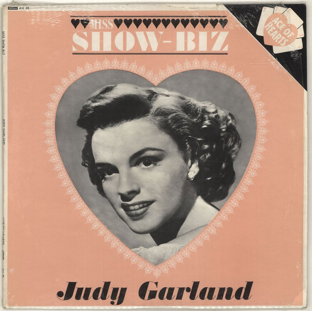 Judy Garland Miss Show-Biz UK vinyl LP album (LP record) AH48