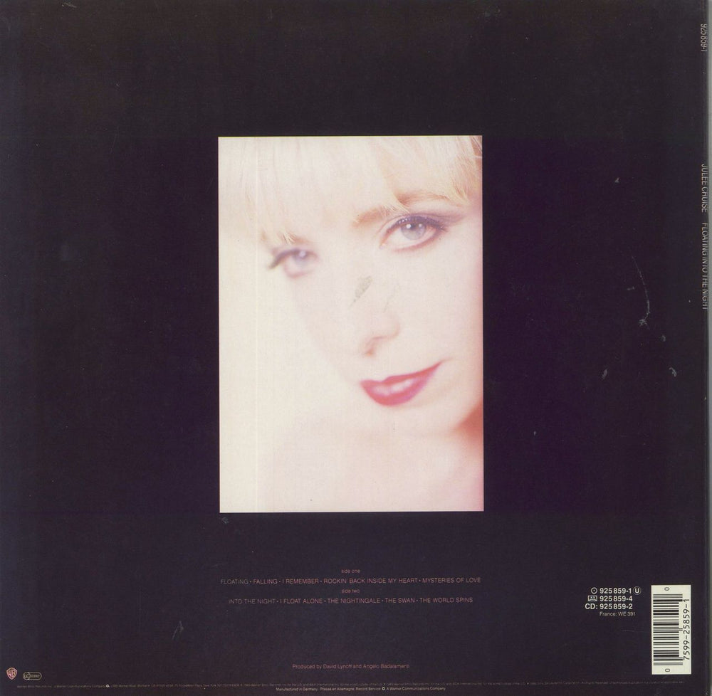 Julee Cruise Floating Into The Night - 1st German vinyl LP album (LP record) JLCLPFL441314