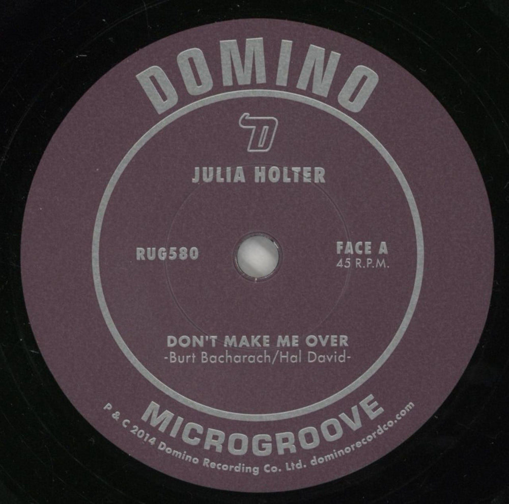 Julia Holter Don't Make Me Over UK 7" vinyl single (7 inch record / 45) OXL07DO864985