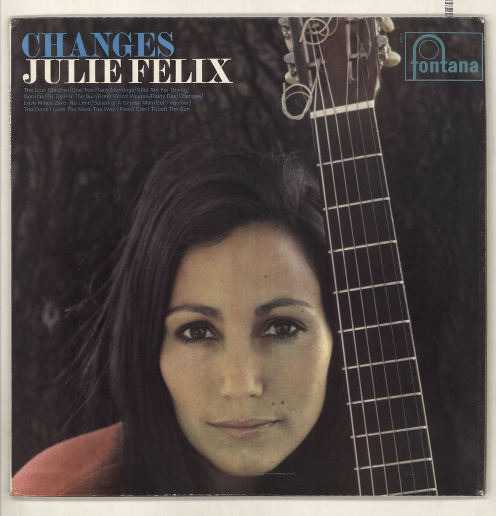 Julie Felix Changes UK vinyl LP album (LP record) STL5368