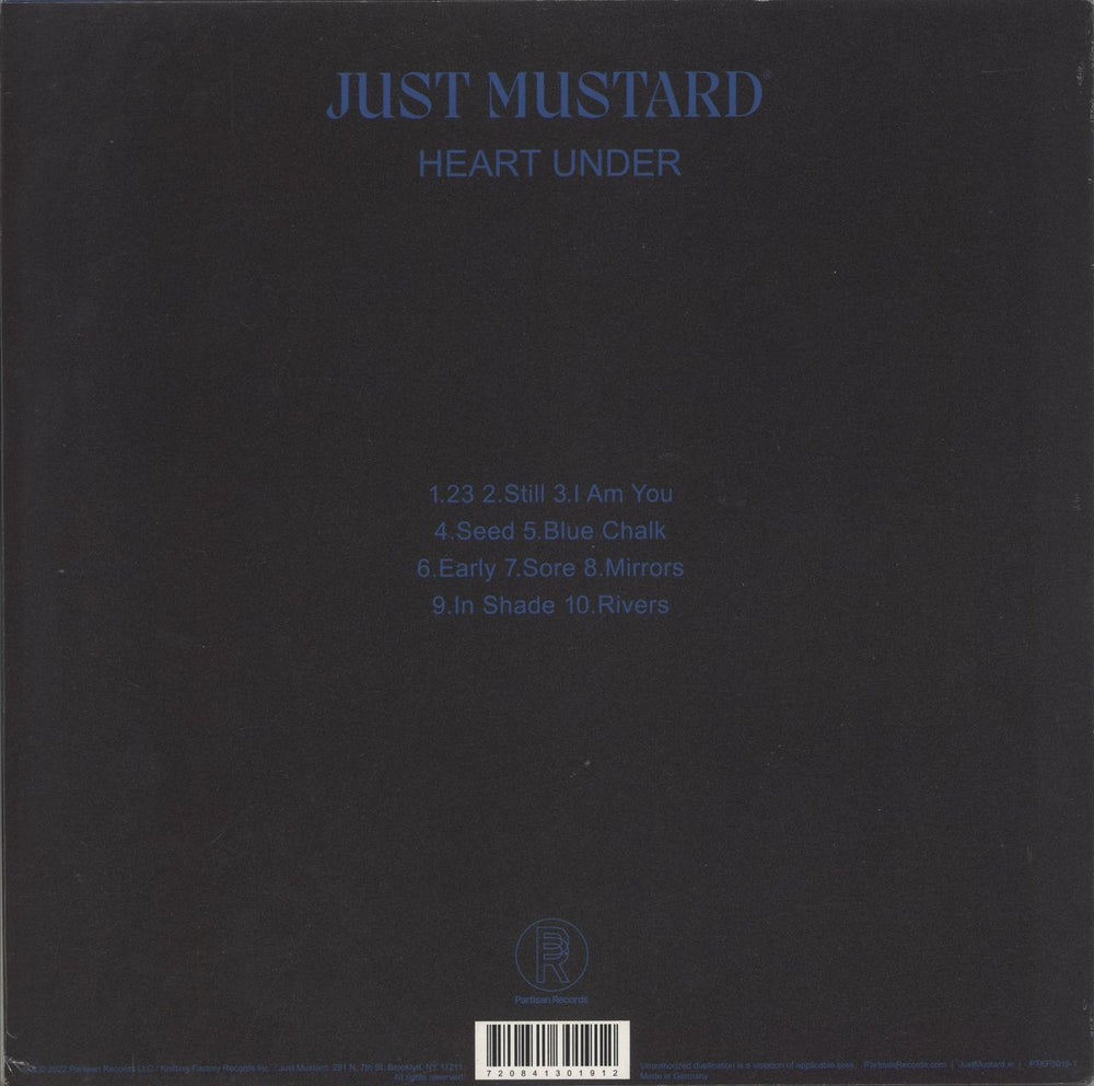 Just Mustard Heart Under - Sealed UK vinyl LP album (LP record) 720841301912