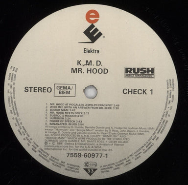 K.M.D Mr. Hood UK vinyl LP album (LP record) KM1LPMR835468