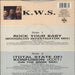 K.W.S. Rock Your Baby UK 7" vinyl single (7 inch record / 45) 5016846106375