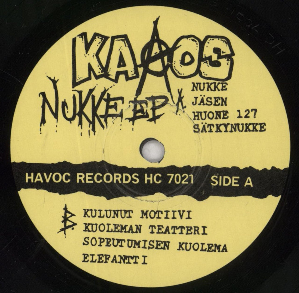 Kaaos Nukke-EP US 7" vinyl single (7 inch record / 45) 5GC07NU835435