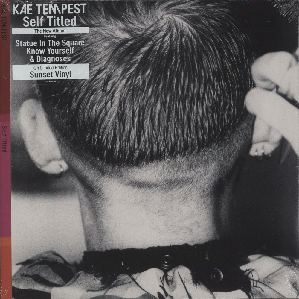 Kae Tempest Self Titled - Sunset Vinyl - Sealed + Autographed Portrait Print UK vinyl LP album (LP record) 7598106