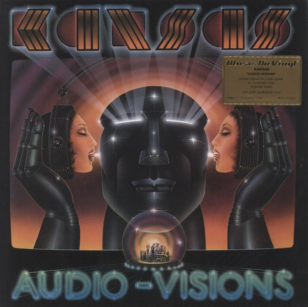 Kansas Audio-Visions UK vinyl LP album (LP record) MOVLP2361