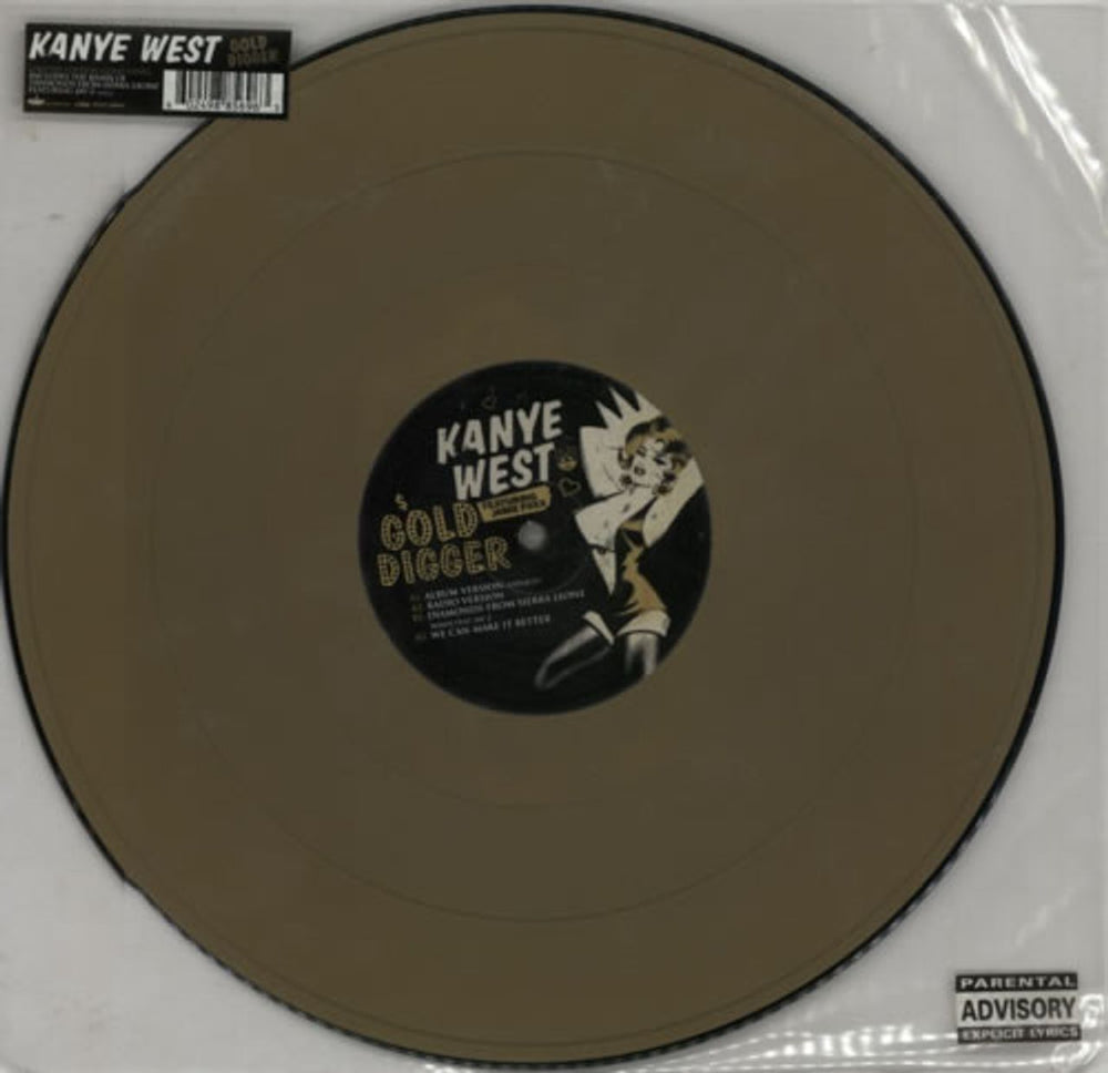 Kanye West Gold Digger UK 12" vinyl picture disc (12 inch picture record) 98856963