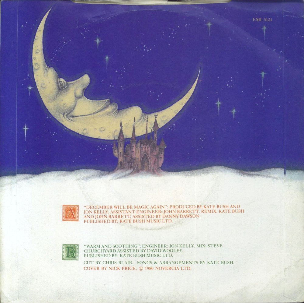 Kate Bush December Will Be Magic Again - EX UK 7" vinyl single (7 inch record / 45)