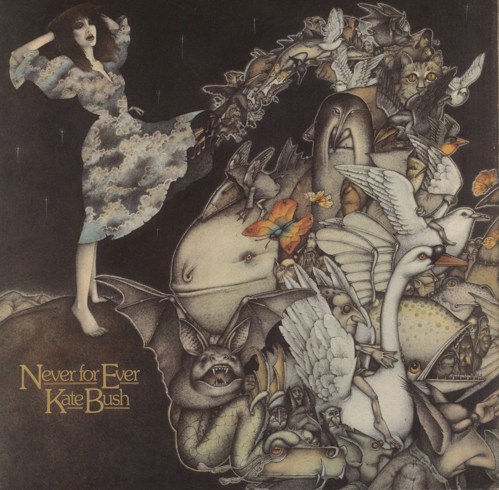 Kate Bush Never For Ever - 1st - Laminated Sleeve UK vinyl LP album (LP record) EMA794