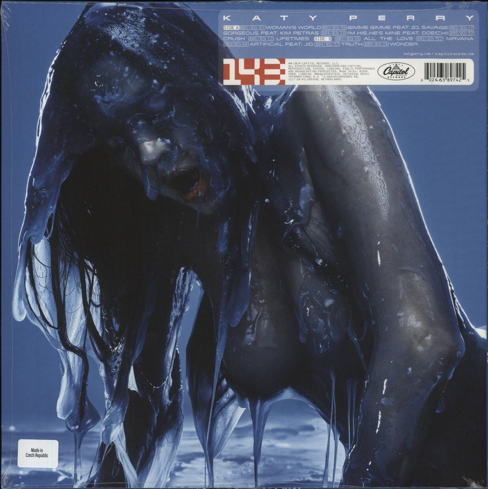 Katy Perry 143 - Orange Vinyl - Sealed UK vinyl LP album (LP record) 602465897425