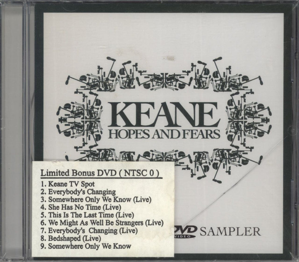 Keane (00s) Hopes And Fears + Promo DVD - Sealed Korean CD album (CDLP) DI8839