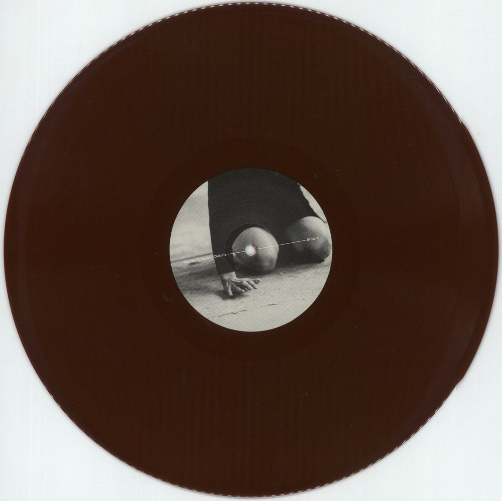 Keeley Forsyth Debris - Oxblood Vinyl - Autographed UK vinyl LP album (LP record) 4EGLPDE874846