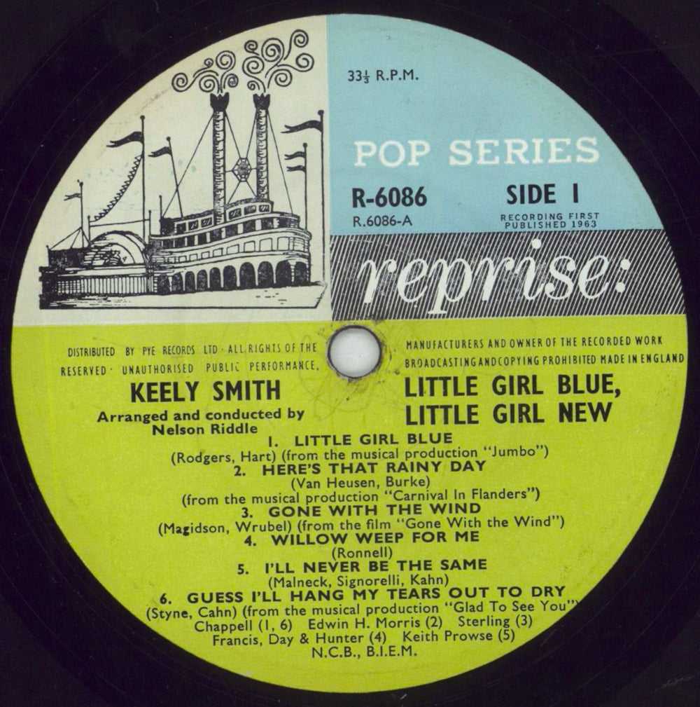 Keely Smith Little Girl Blue, Little Girl New US vinyl LP album (LP record) KE4LPLI699830