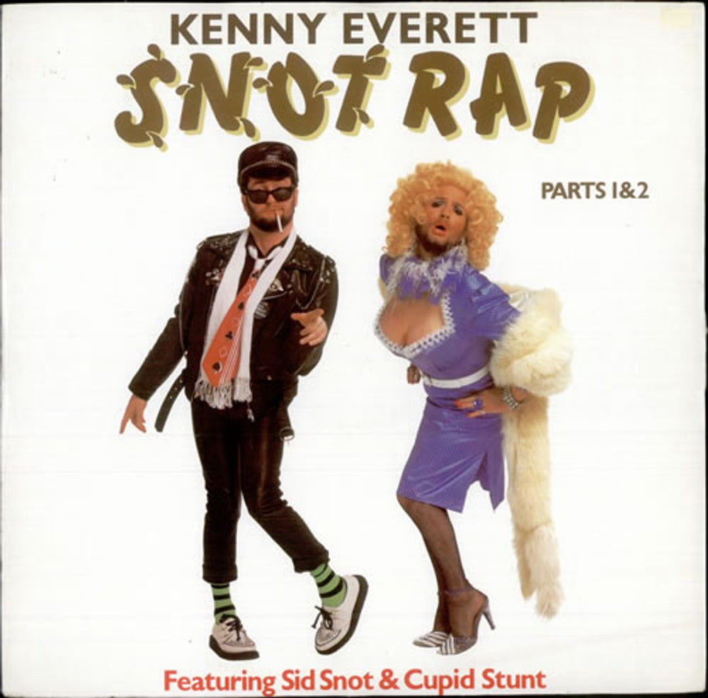 Kenny Everett Snot Rap - Snot Green Vinyl UK 12" vinyl single (12 inch record / Maxi-single) KENT1
