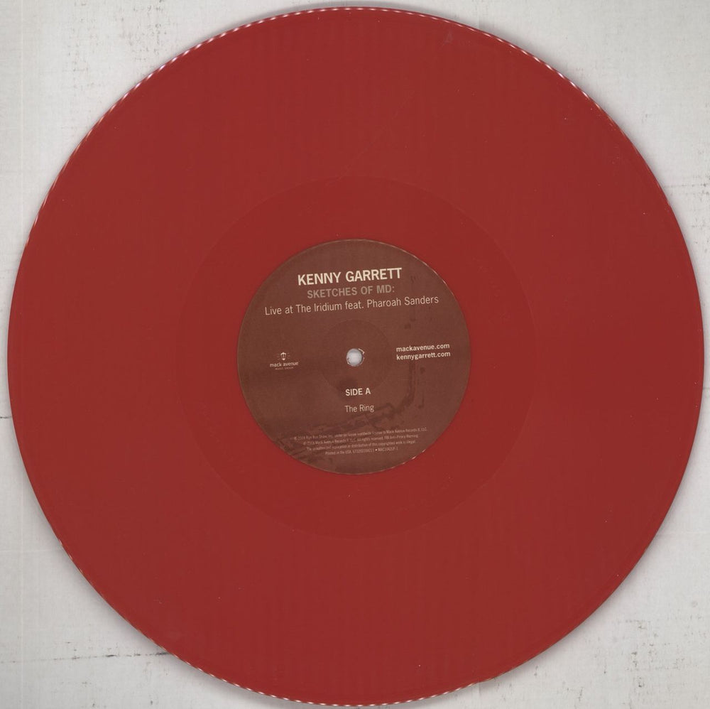 Kenny Garrett Sketches Of MD (Live At The Iridium Featuring Pharoah Sanders) - RSD '22 - Red Vinyl US 2-LP vinyl record set (Double LP Album) K0W2LSK852038