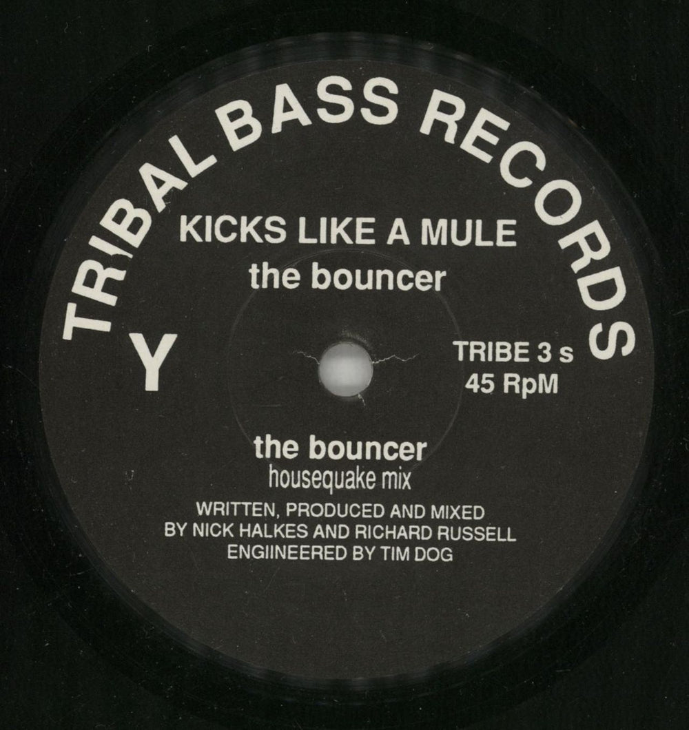 Kicks Like A Mule  The Bouncer UK 7" vinyl single (7 inch record / 45) KDG07TH624732